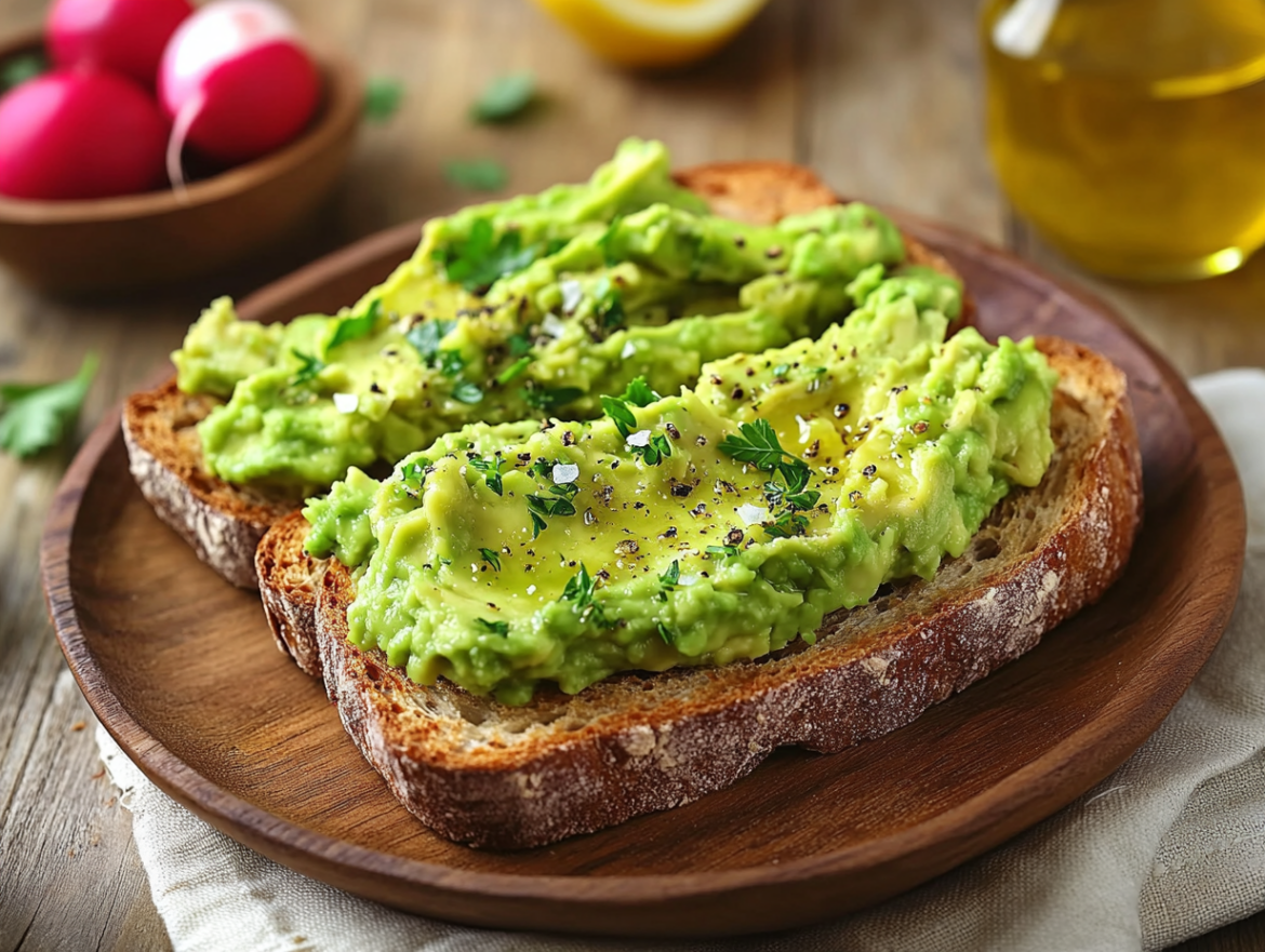 Gourmet Avocado Toast with Herb Drizzle