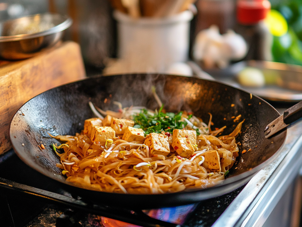 Crispy Tofu Pad Thai A Vegan Street Food Delight