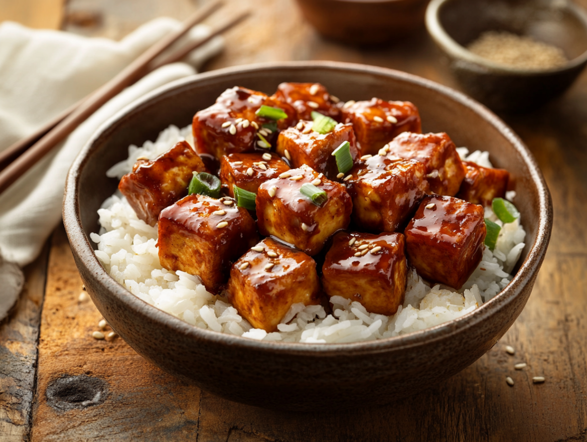 Crispy Vegan General Tso's Tofu with Bold Flavors
