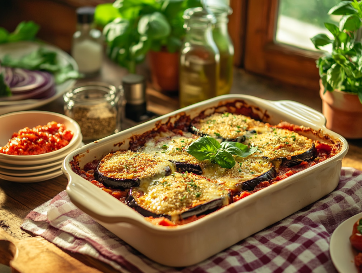 Vegan Eggplant Parmesan