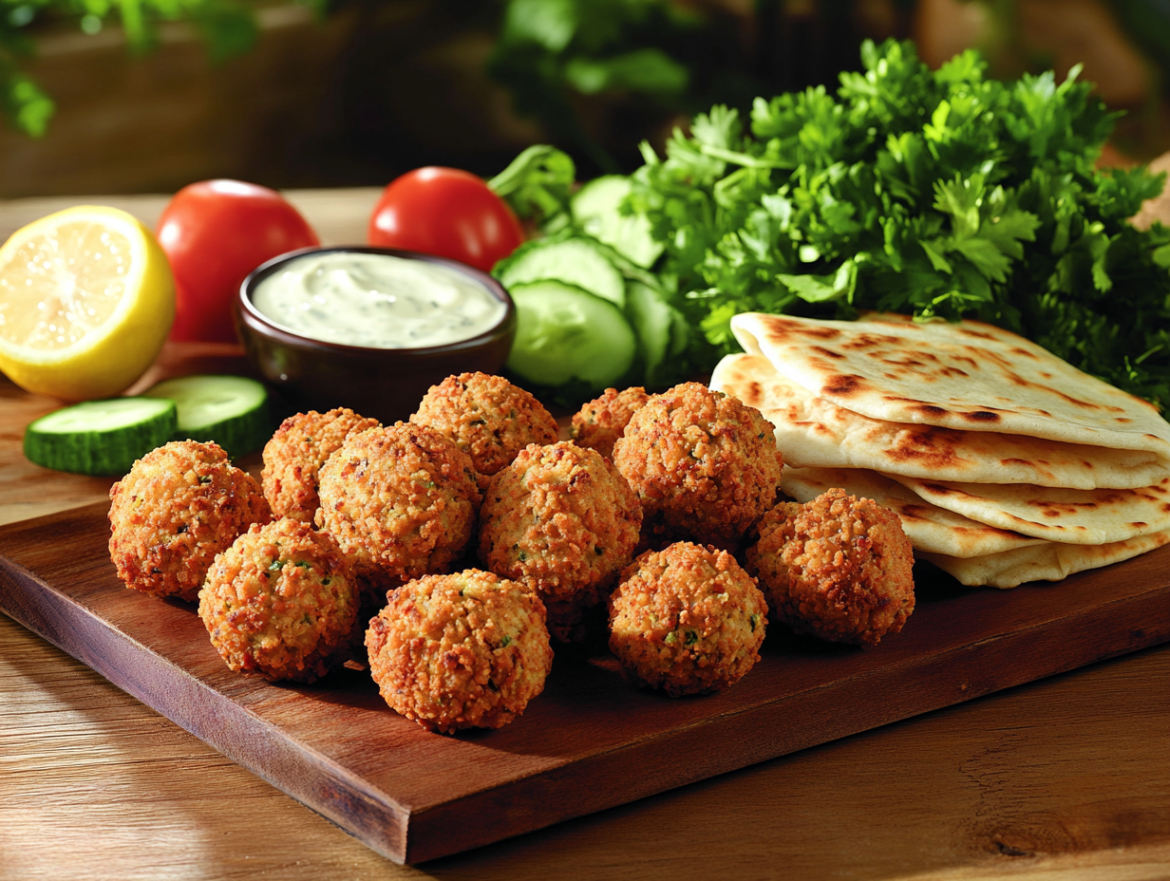 Falafel with Pita and Tahini