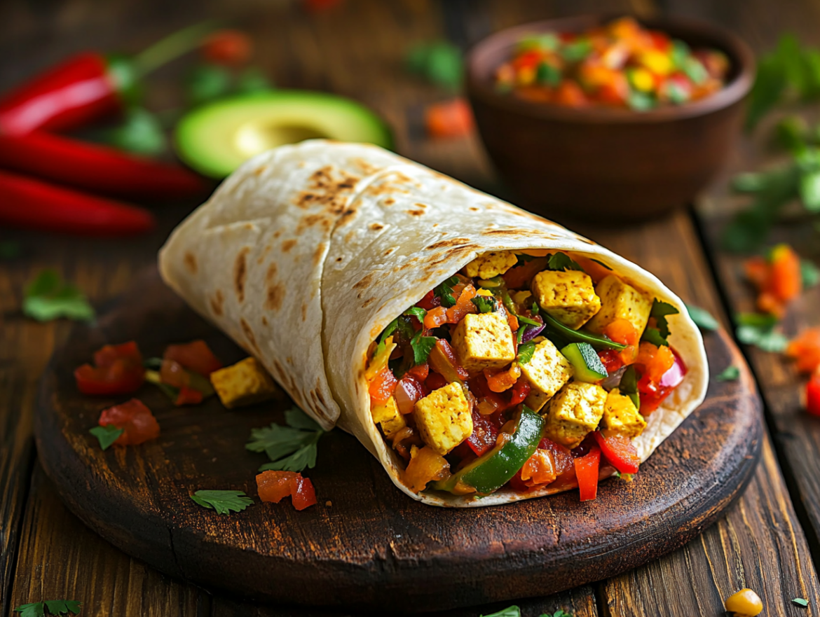 Tofu Breakfast Burrito