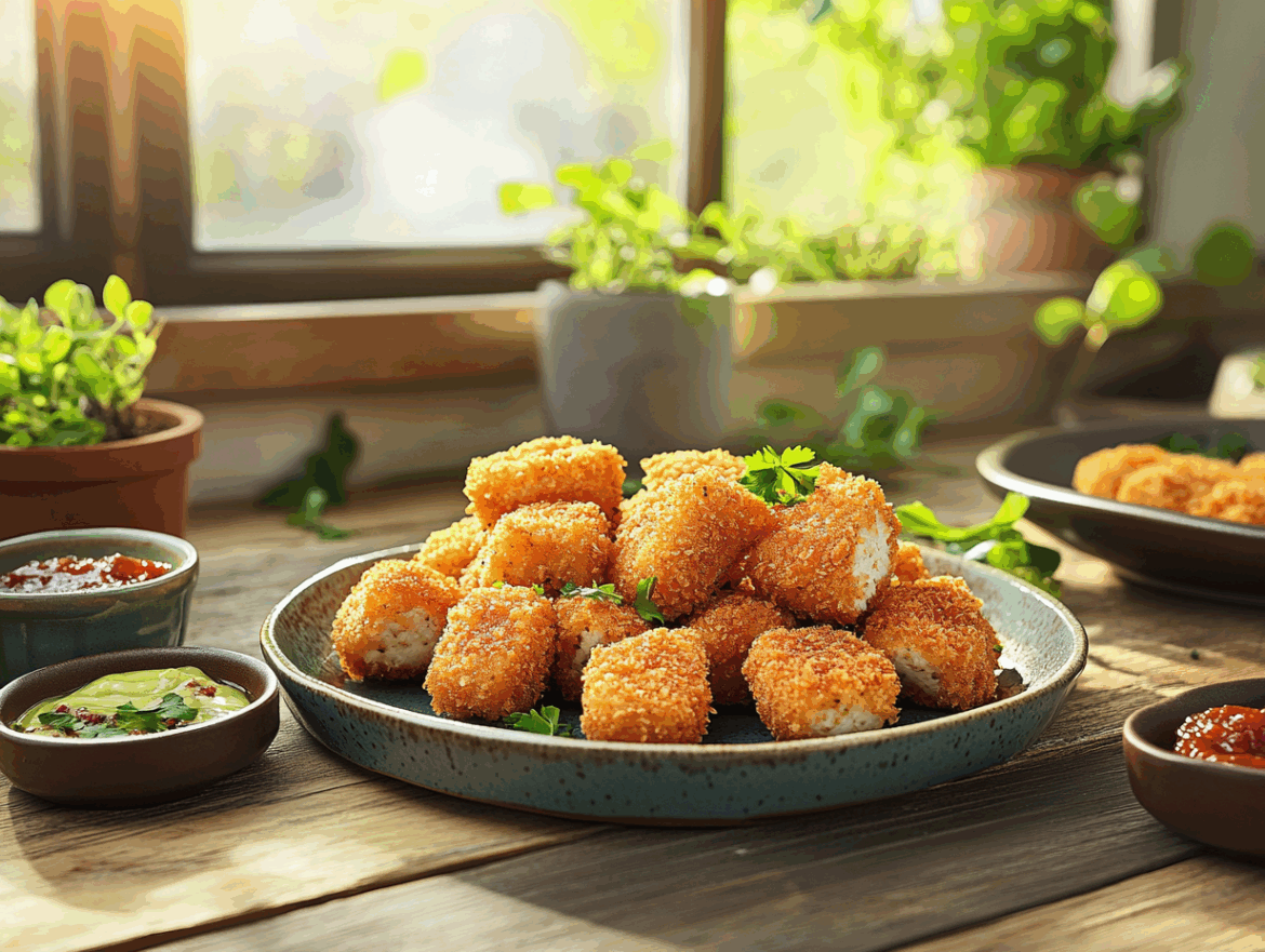 Crispy Baked Tofu Nuggets