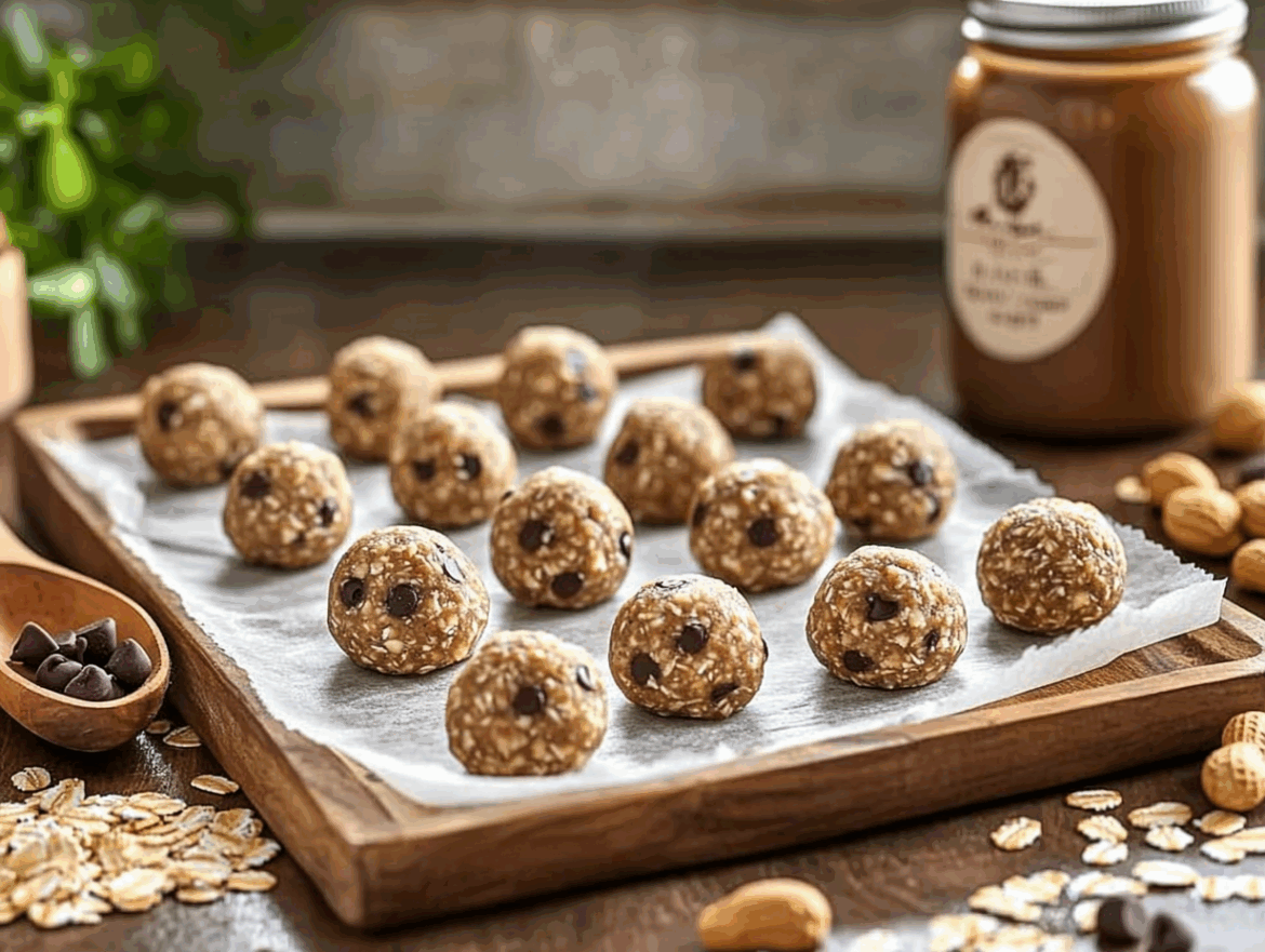 Peanut Butter Chocolate Chip Energy Balls