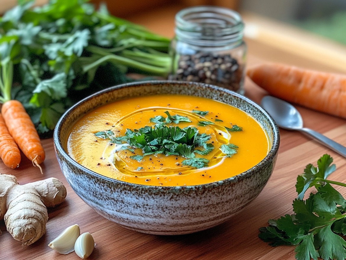Velvety Carrot Ginger Soup