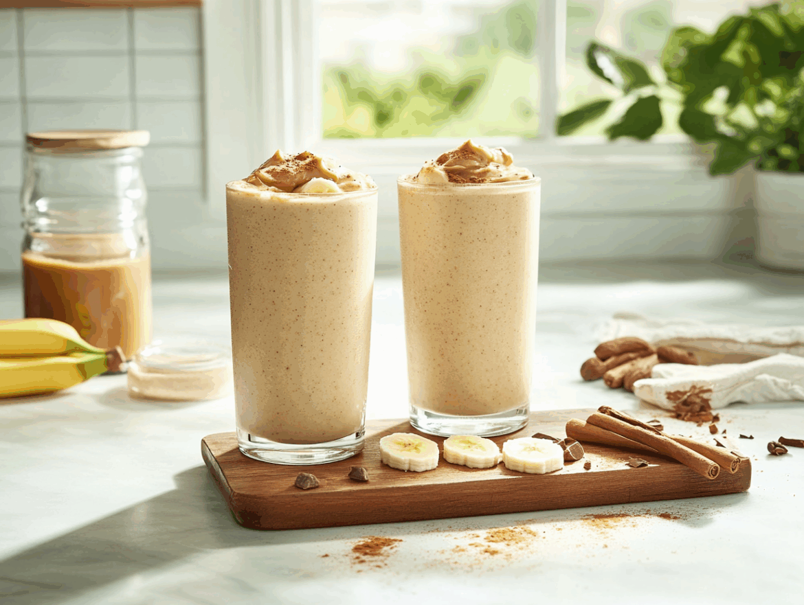 Creamy Vegan Peanut Butter Banana Smoothie