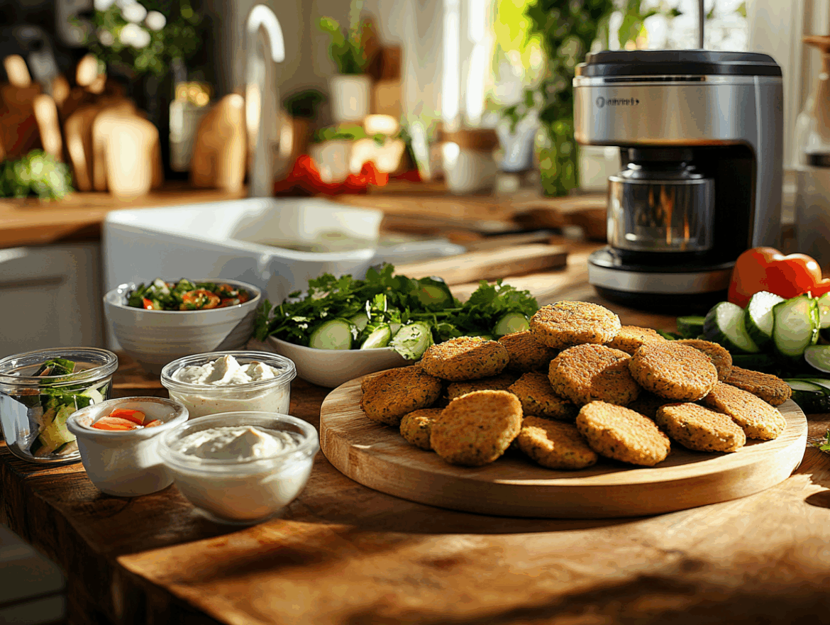 Crispy Baked Falafel