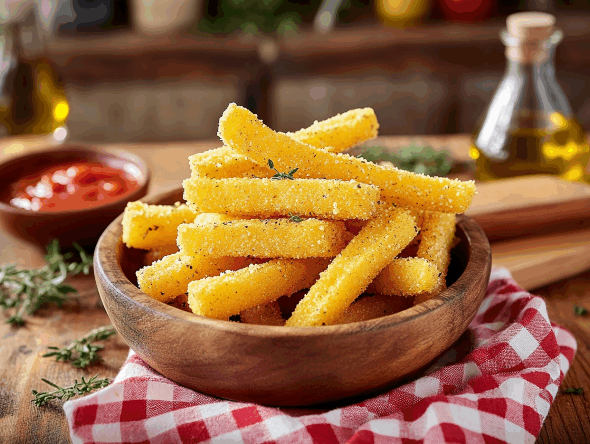 Crispy Baked Polenta Fries