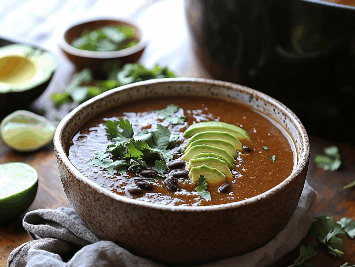 Smoky Black Bean Soup