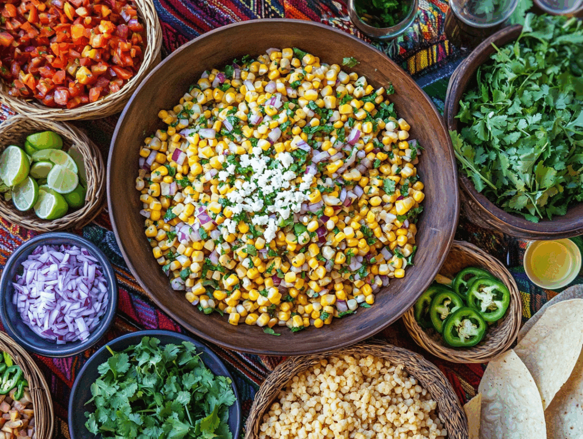 Vegan Mexican Street Corn Salad